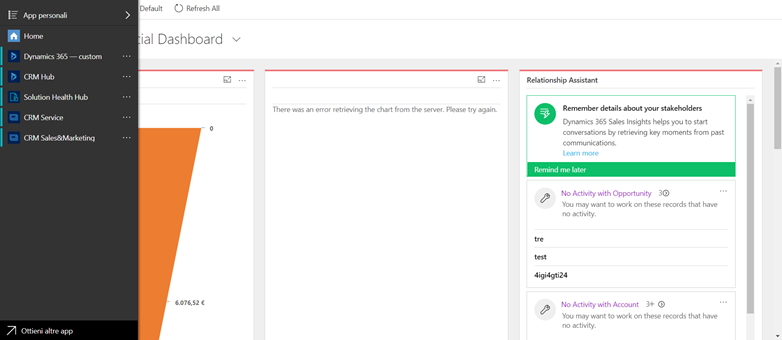 App personalo Dynamics 365