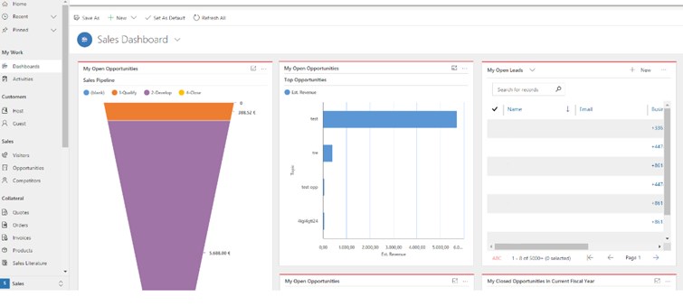 Nuova navigazione Dynamics 365